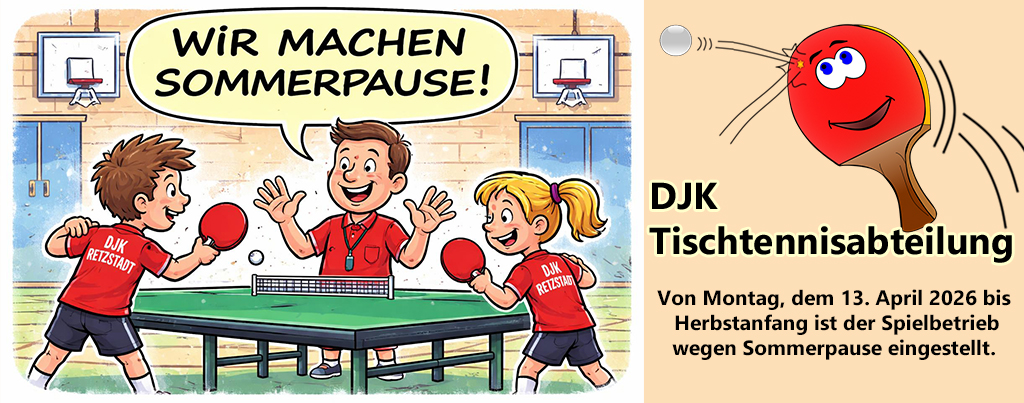 Abteilung Tischtennis geht in die Sommerpause
